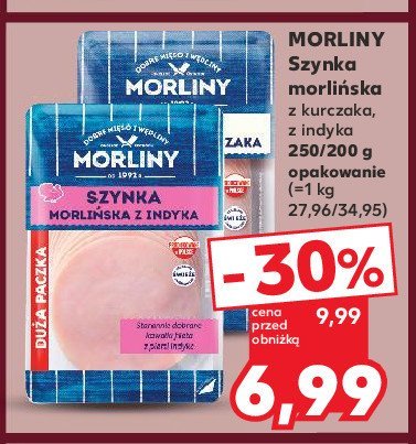 Szynka morlińska z kurczaka Morliny promocja