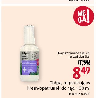 Krem opatrunek do rąk regenerujący Tołpa promocja
