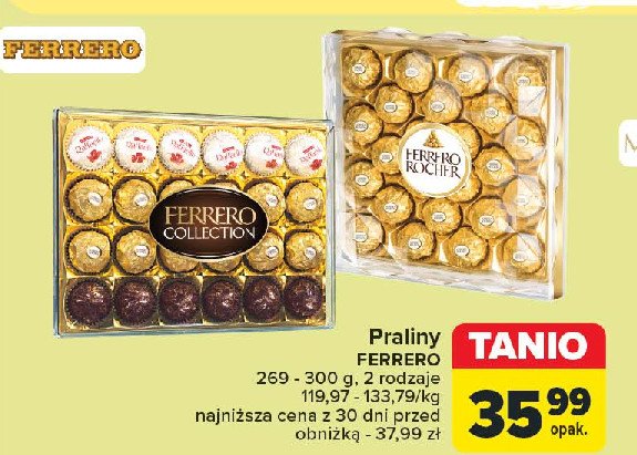 Praliny Ferrero rocher promocja