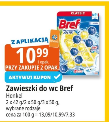 Zawieszki do wc Bref Henkel promocja w Leclerc