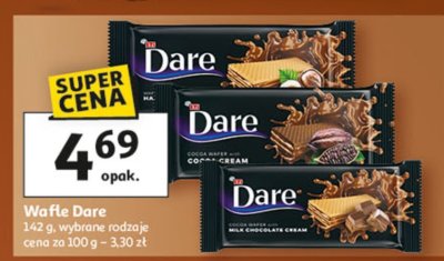 Wafle czekoladowe Napolitanke promocja w Auchan