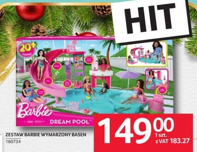 Zestaw Barbie Wymarzona basen Dream Pool promocja w Selgros