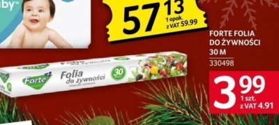 Folia Forte do żywności 30 m promocja w Selgros
