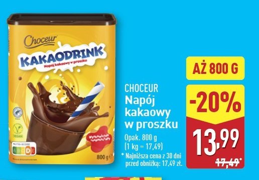 Napój kakaowy Choceur promocja