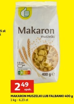 Makaron falbanki Podniesiony kciuk promocja w Biedronka