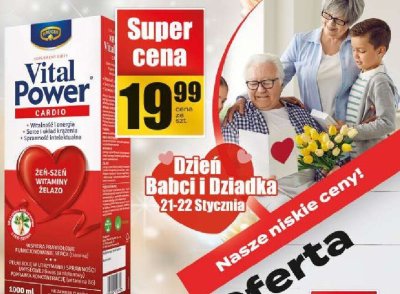 Syrop Vital Power CARDIO Kruger promocja w Supeco