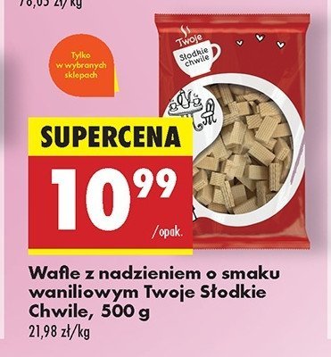 Wafle wanilia Twoje słodkie chwile promocja