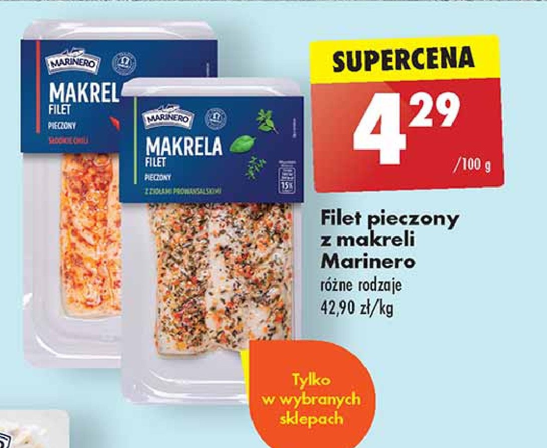 Makrela pieczona z zio艂ami prowansalskimi Marinero promocja