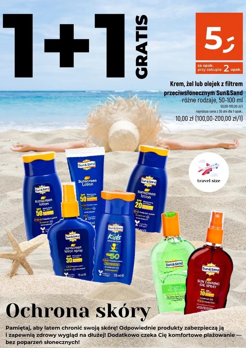 Olejek do opalania spf 10 SUN & SAND promocja