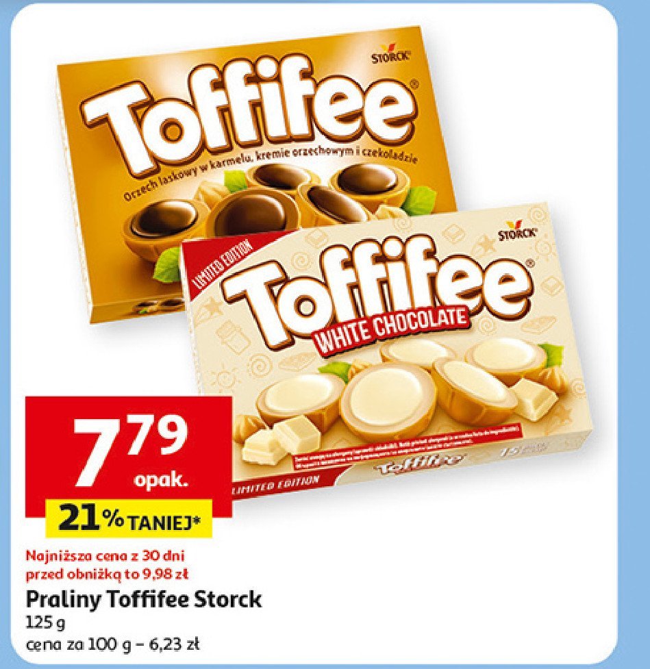Bombonierka white chocolate Toffifee promocja