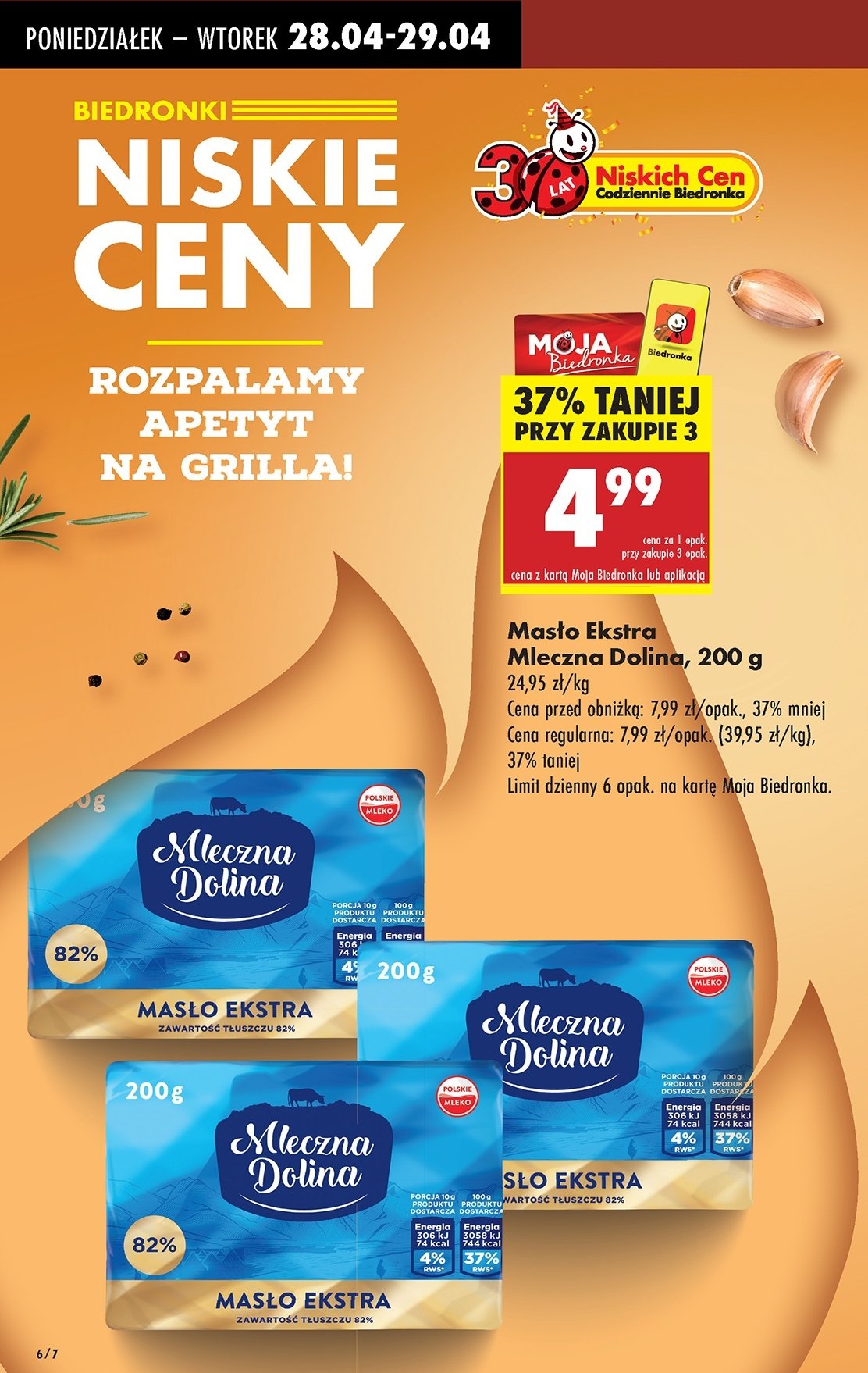 Mas艂o ekstra Mleczna dolina promocja