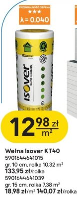 Wełna Isover KT40 promocja w Castorama