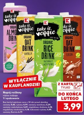 Napój ryżowy K-take it veggie promocja