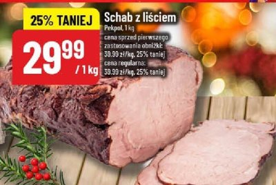 Schab z liściem promocja w POLOmarket