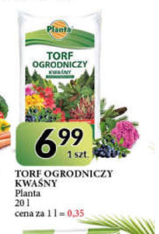 Torf ogrodniczy kwa艣ny Planta (ogrodowe) promocja