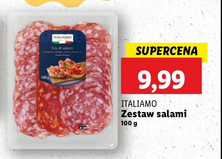 Zestaw salami Italiamo promocja w Lidl