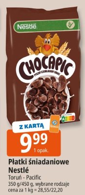 Płatki śniadaniowe Nestlé Chocapic promocja w Leclerc