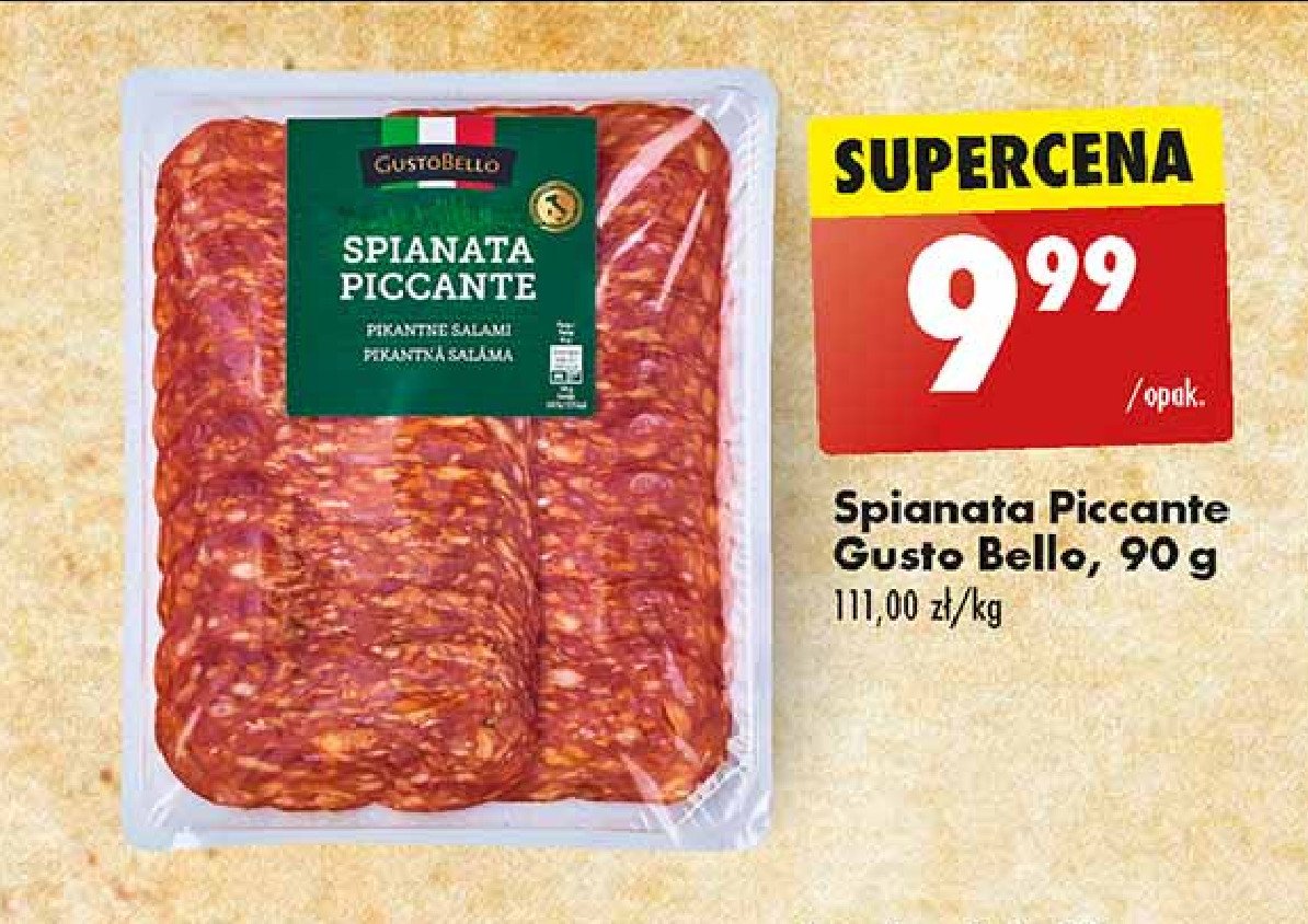 Spinata piccante Gustobello promocja