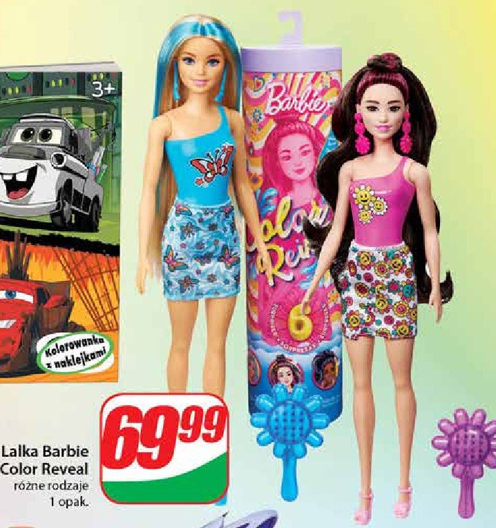 Lalka color reveal Mattel promocja