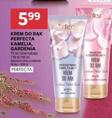 Krem do rąk Perfecta Kamelia, Gardenia promocja w Stokrotka