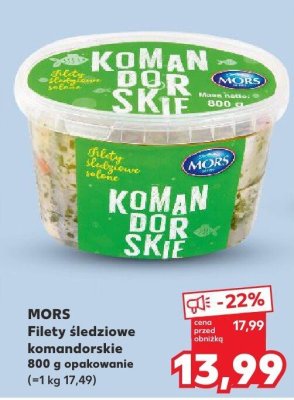 Filety śledziowe komandorskie promocja w Kaufland