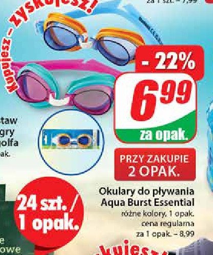 Okulary do p艂ywania aqua burst promocja