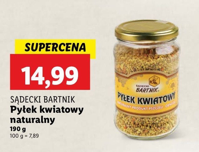 Pyłek kwiatowy naturalny Bartnik sądecki promocja