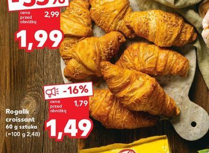 Croissant maślany promocja