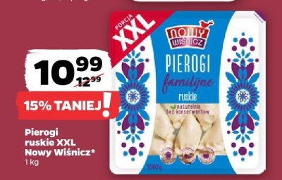 Pierogi ruskie XXL promocja w Netto