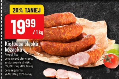 Kiełbasa śląska kozacka promocja w POLOmarket