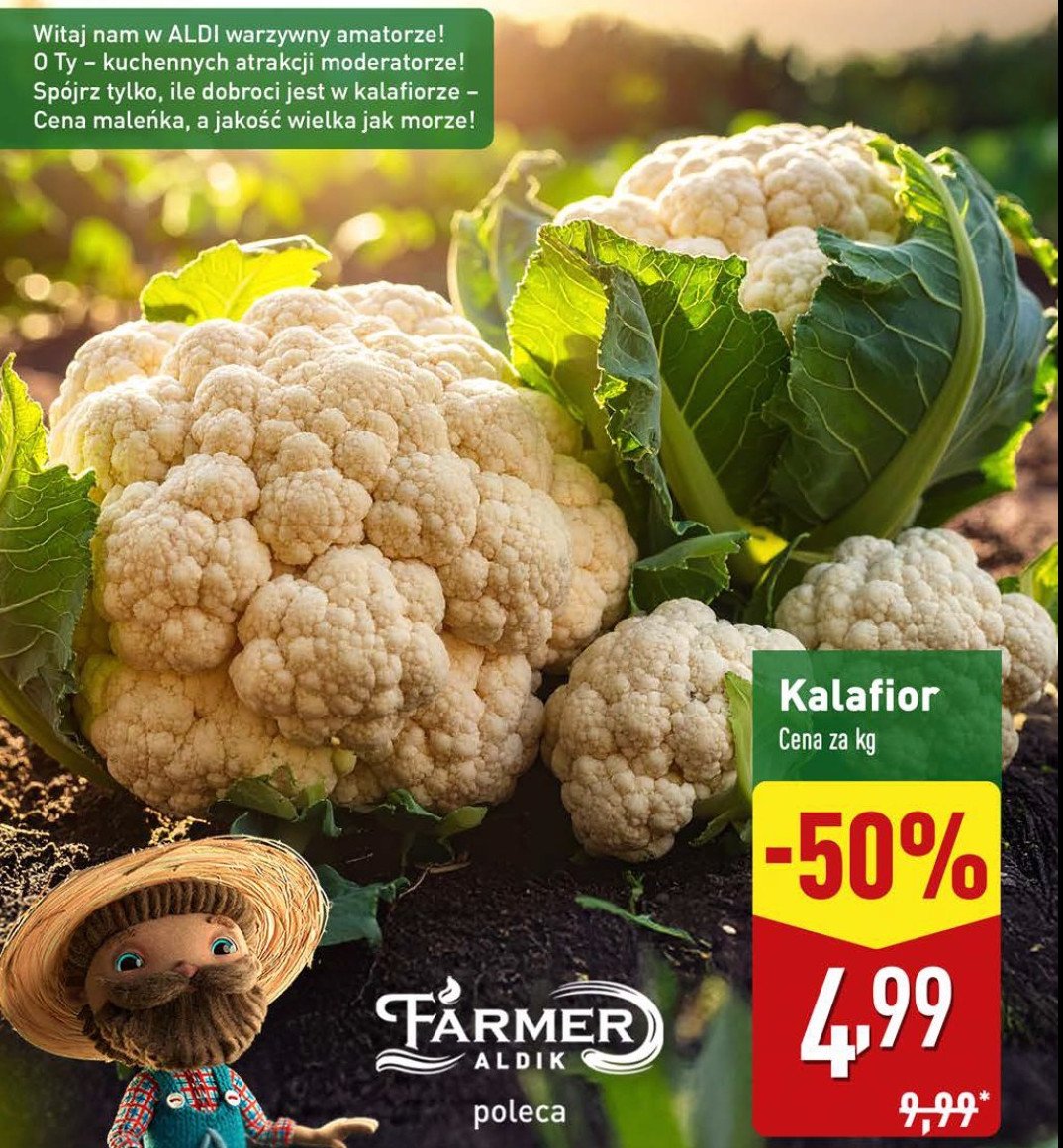 Kalafior promocja w Carrefour Market
