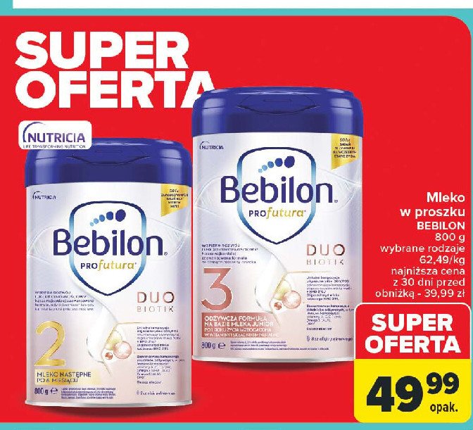 Mleko Bebilon Profutura 2 promocja