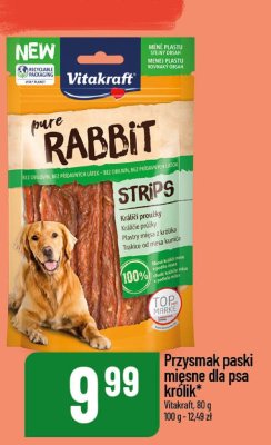 Przysmak paski mięsne dla psa królik Vitakraft promocja w POLOmarket
