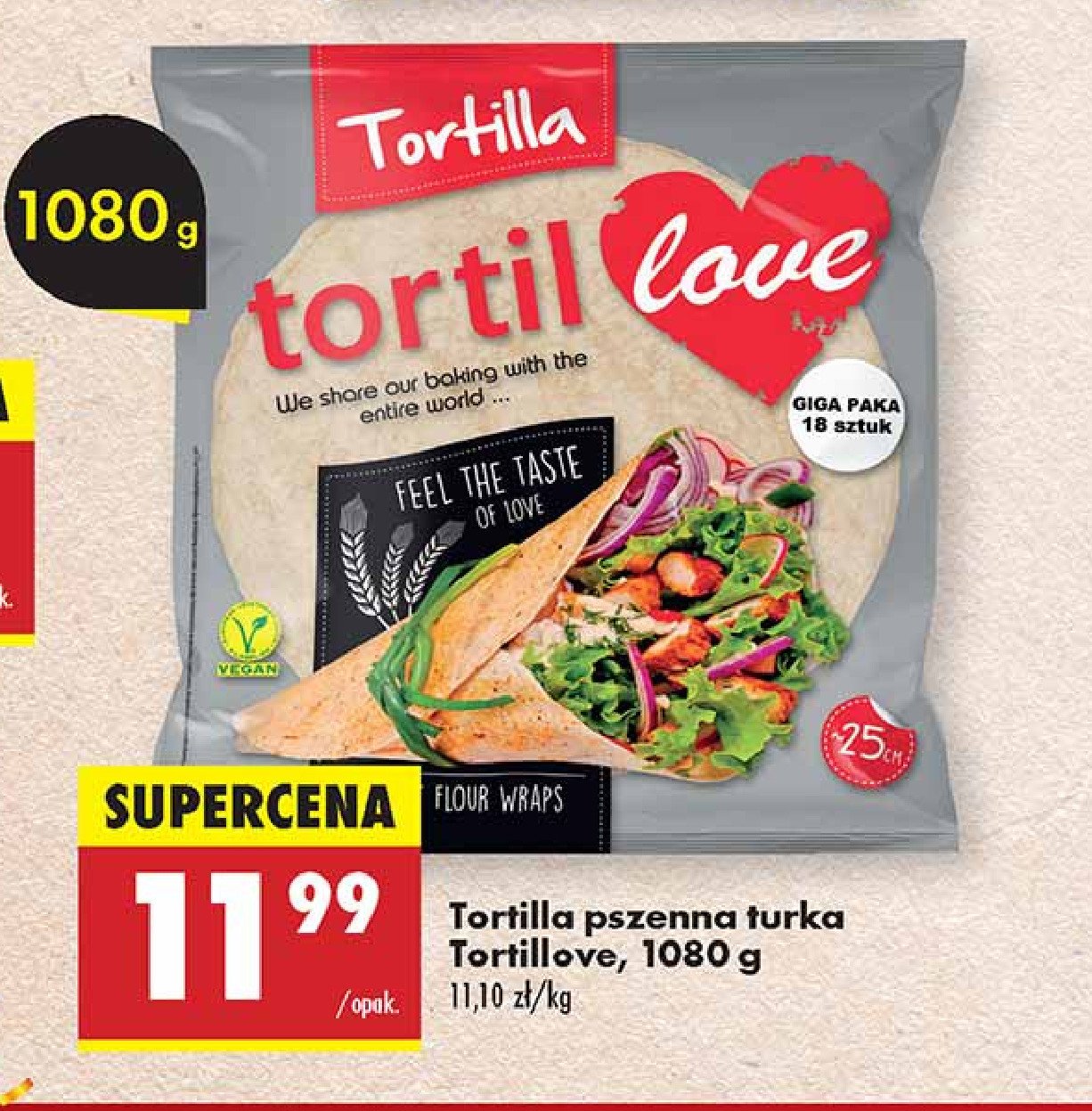 Tortilla pszenna Tortillove promocja