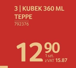 Kubek 360 ml Teppe promocja w Selgros