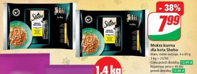 Karma dla kota smaki drobiowe Sheba delicacy in jelly promocja
