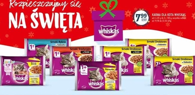 Karma dla kota smaki tradycyjne w sosie Whiskas promocja