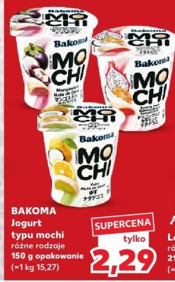 Jogurt typu mochi różne rodzaje promocja w Kaufland