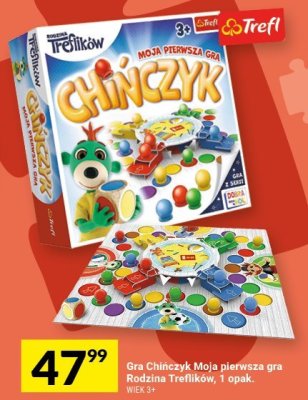 Gra Chińczyk Moja pierwsza gra Rodzina Treflików promocja w Twój Market
