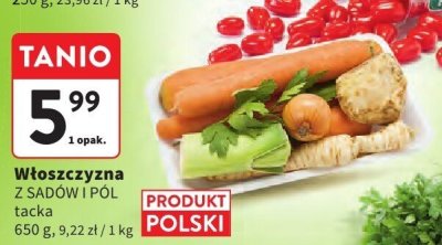 Włoszczyzna Z SADÓW I PÓL tacka promocja w Intermarche