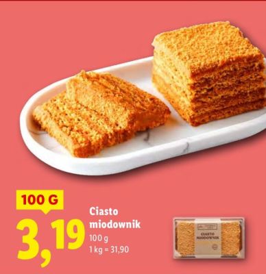 Ciasto miodownik promocja w Lidl