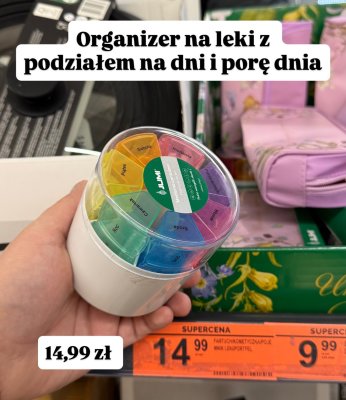 Organizer na leki promocja w Biedronka