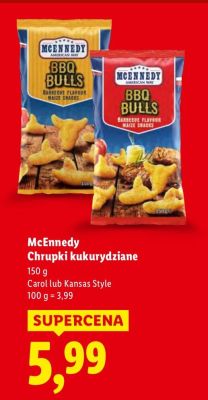 Chrupki kukurydziane Kansas Style promocja w Lidl