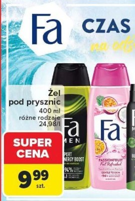 Żel pod prysznic 400 ml, różne rodzaje Fa promocja w Carrefour