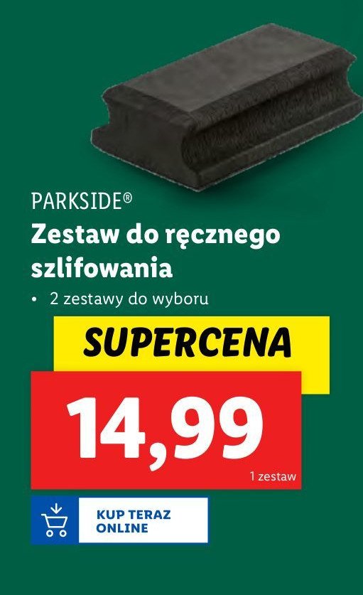 Zestaw do szlifowania Parkside promocja