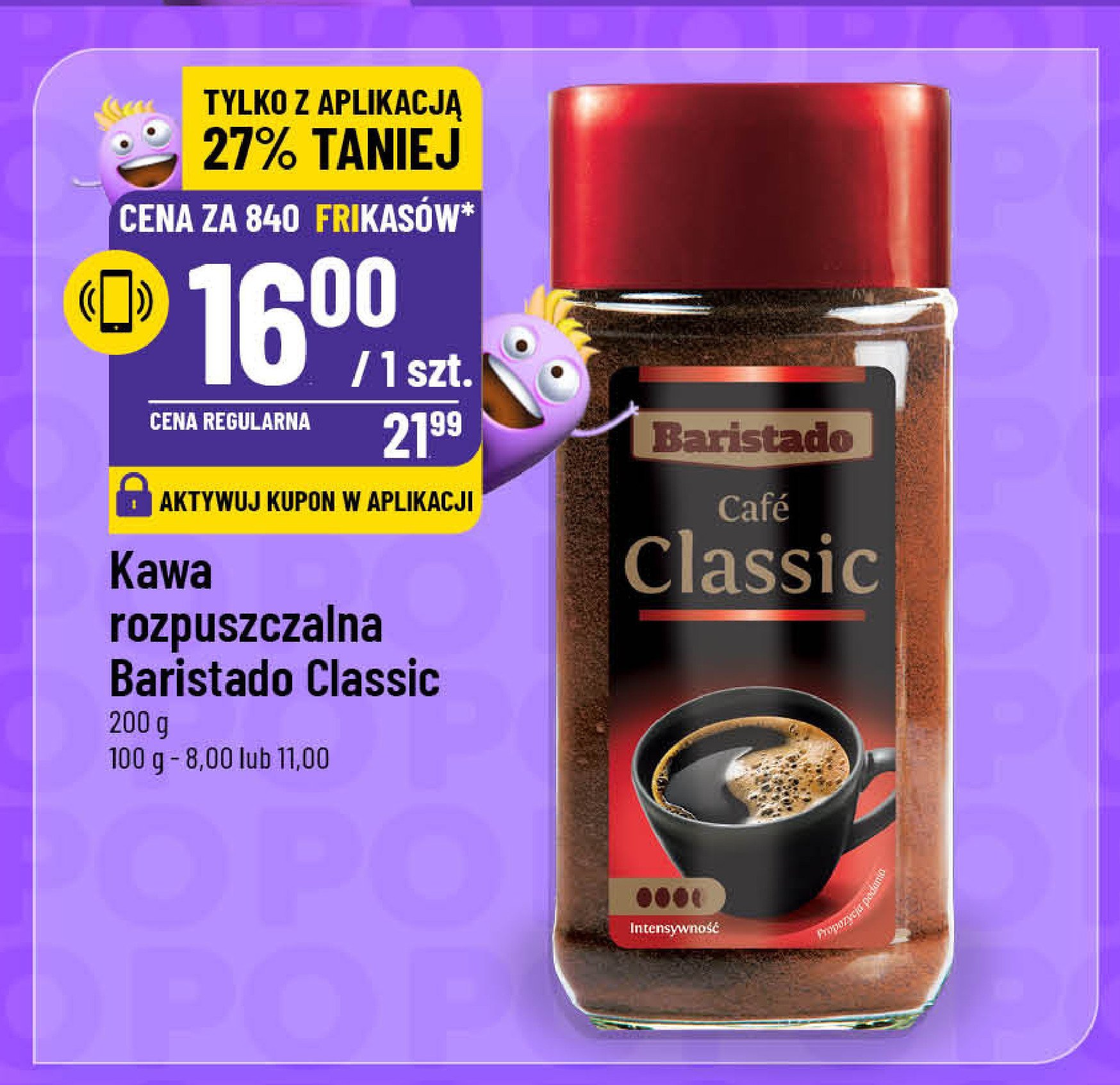 Kawa Baristado cafe classic promocja w POLOmarket