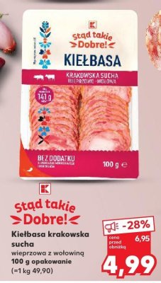 Kie艂basa promocja w Kaufland