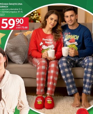 Piżama świąteczna Grinch męska promocja w Selgros