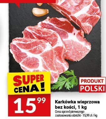Karkówka wieprzowa bez kości, 1 kg promocja w Twój Market