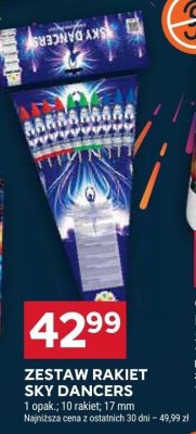 Zestaw rakiet sky dancers promocja w Stokrotka